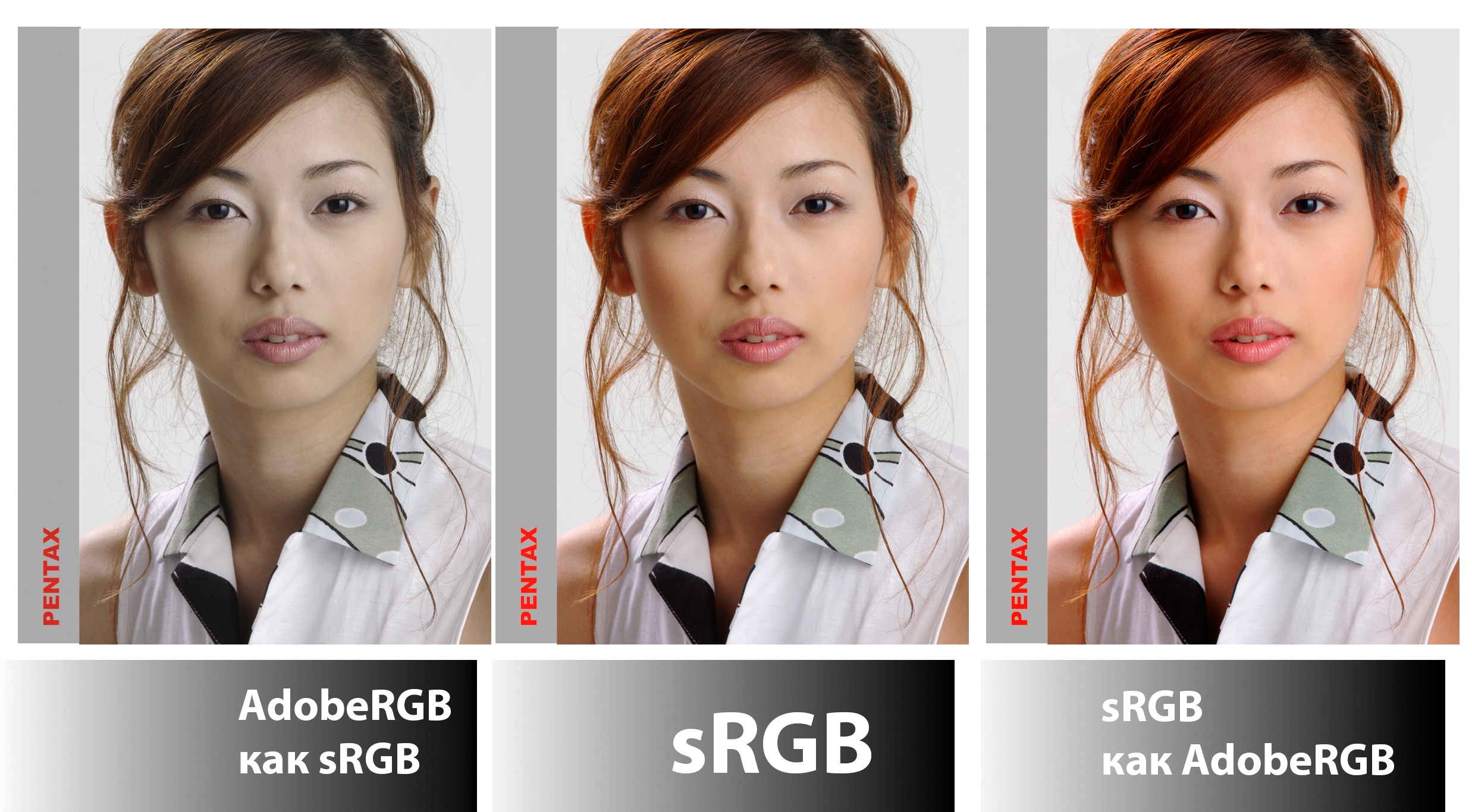 Печать изображения AdobeRGB, ошибочно обработанного как sRGB